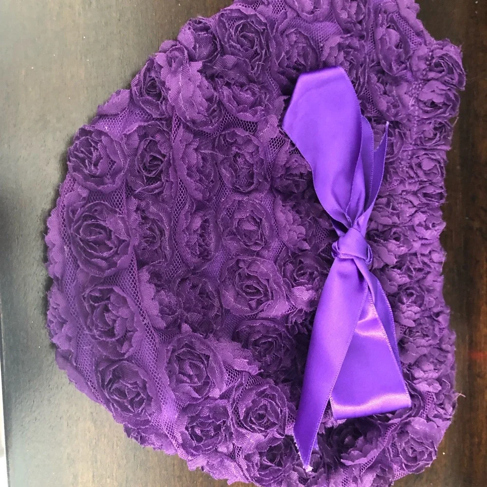 NWOT Baby Girls Purple Lace Bloomers